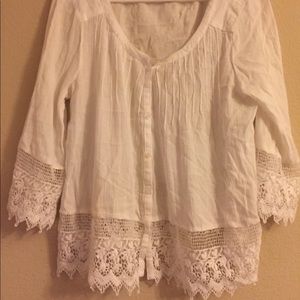 Crochet detailed top